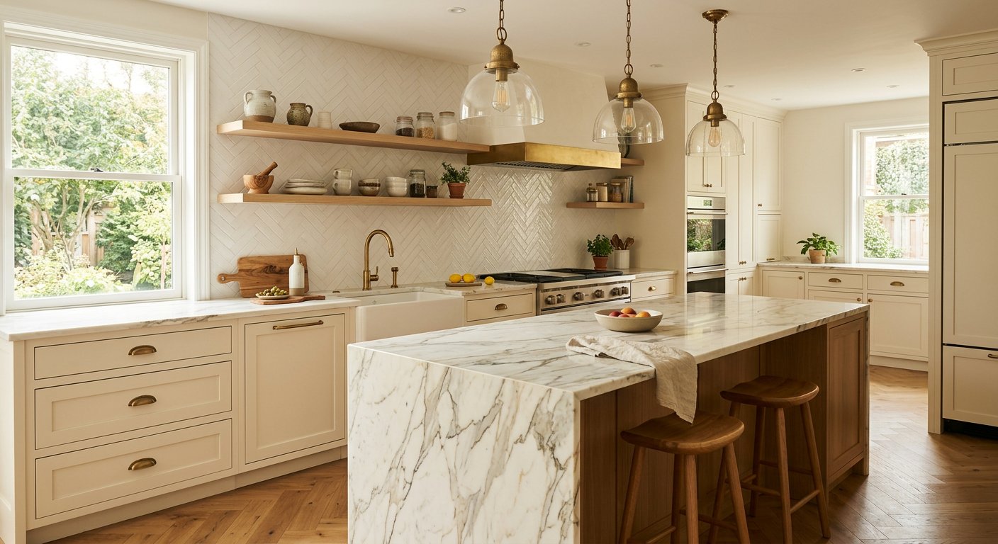 Luxury kitchen interior renovation